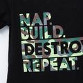 Nap Build Destroy Repeat - Black