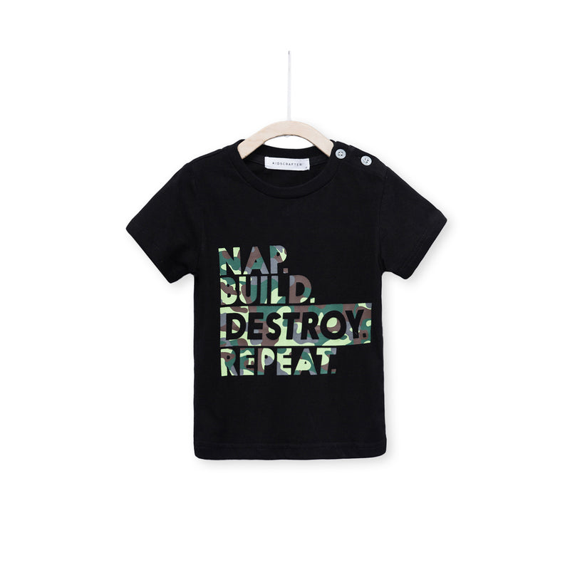 Nap Build Destroy Repeat - Black