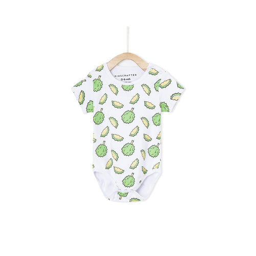 Durians Baby Romper - White