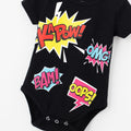Comic Romper - Black