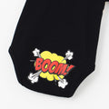 Comic Romper - Black