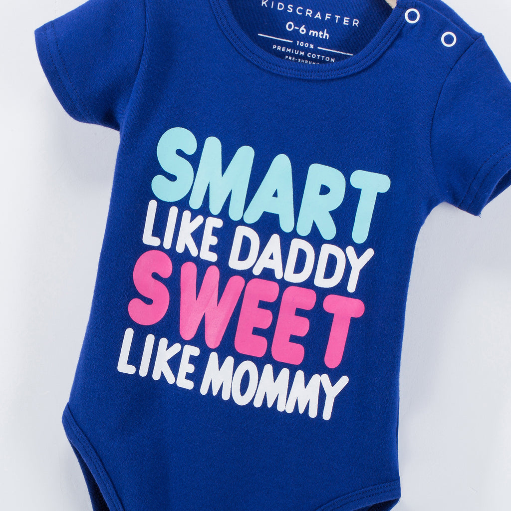 Smart Like Daddy Sweet Like Mummy - Pink – KIDSCRAFTER
