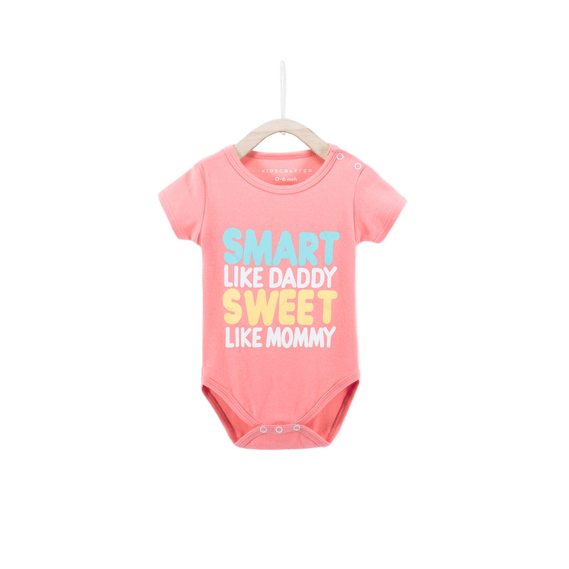 Smart Like Daddy Sweet Like Mummy - Pink