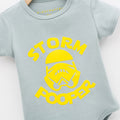Storm Pooper Baby Romper - Green