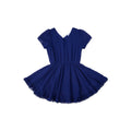 Swiss Away Swiss Dots Dress - Royal Blue