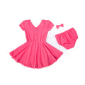 Swiss Away Swiss Dots Dress - Strawberry Parfait