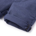 Textured Cotton Bermuda - Cold Black