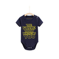 The Force That Awakens You Baby Romper - Navy
