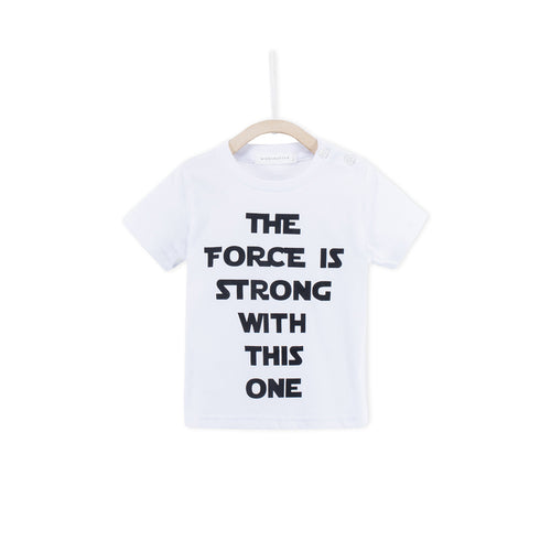 The Force Is Strong With This One - White