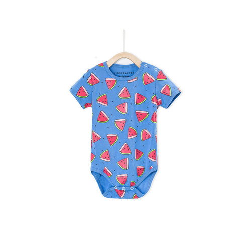 Watermelons Baby Romper - True Blue