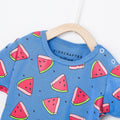 Watermelons Baby Romper - True Blue