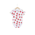 Watermelons Baby Romper - White