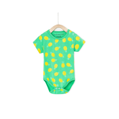 You're The Pineapple Of My Eye Romper - Green