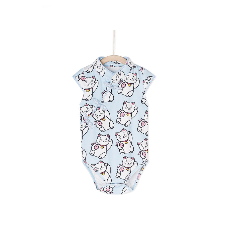 Classic Baby Cheongsam - Fortune Cat