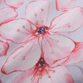 Cherry  Flutter Sleeve Cheongsam - Blue