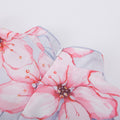 Cherry  Flutter Sleeve Cheongsam - Blue