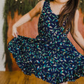 Urban Tropika Sleeveless Dress - Egyptian Blue