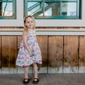 Soft Floral Babydoll Dress - Balmy White