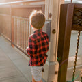 Modern Tartan Long Sleeve Shirt - Autumn Red
