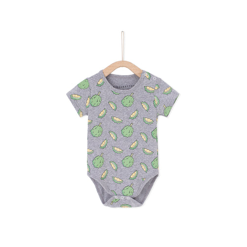 Durians Baby Romper - Light Gray